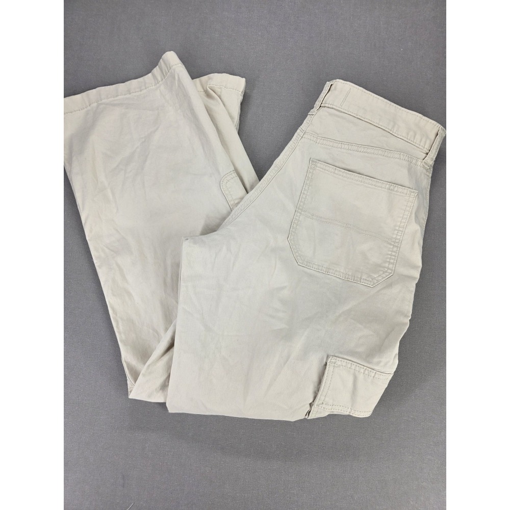 Hollister Pants Womens 8R 29 Beige Ultra High Rise Baggy Cargo Y2K‎ Skater 29x29
